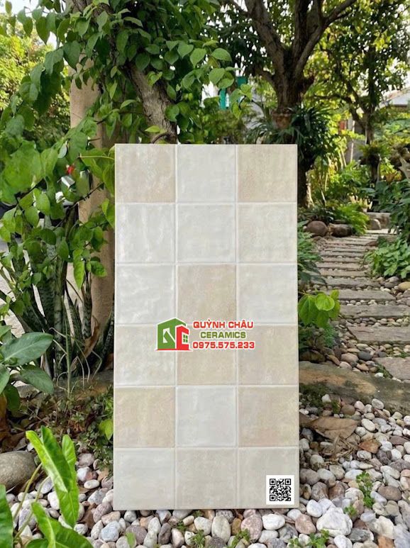 Gạch giả thẻ mix màu 30x60 xương đá porcelain