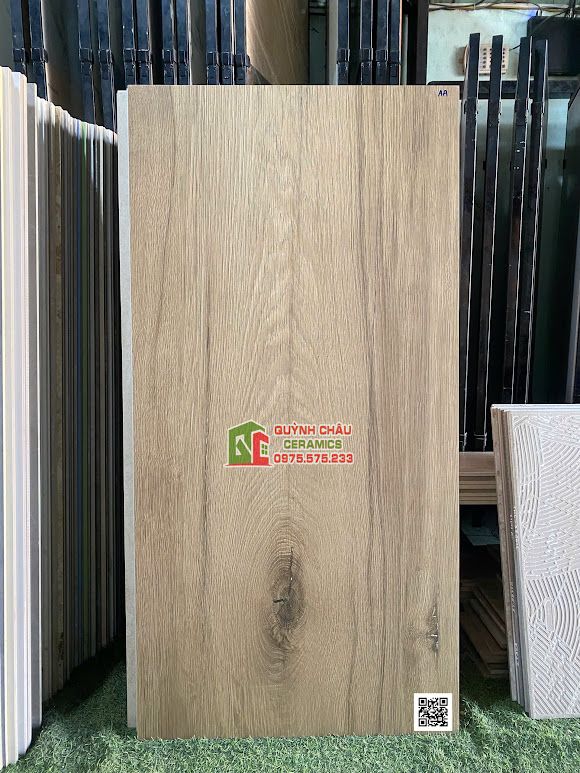 Gạch giả vân gỗ ấn độ 60x120 màu nâu óc chó 