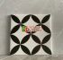 Gạch hoa bông trắng đen 20x20 cm