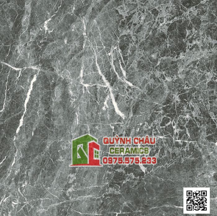 Gạch Italia 75x75 xám vân đá bóng gạch Ý nhập khẩu cao cấp