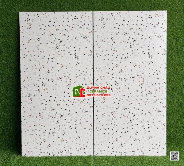 Gạch kis giả đá terrazzo hạt màu granite 60x120cm