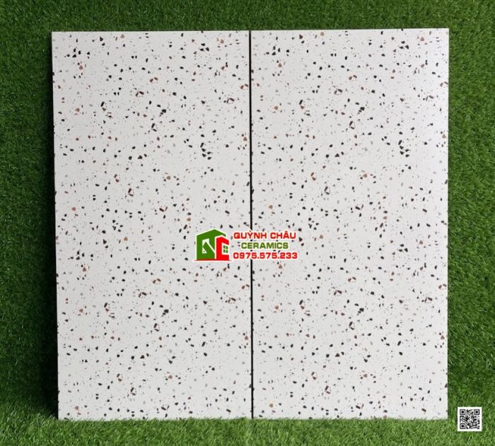 Gạch kis giả đá terrazzo hạt màu granite 60x120cm