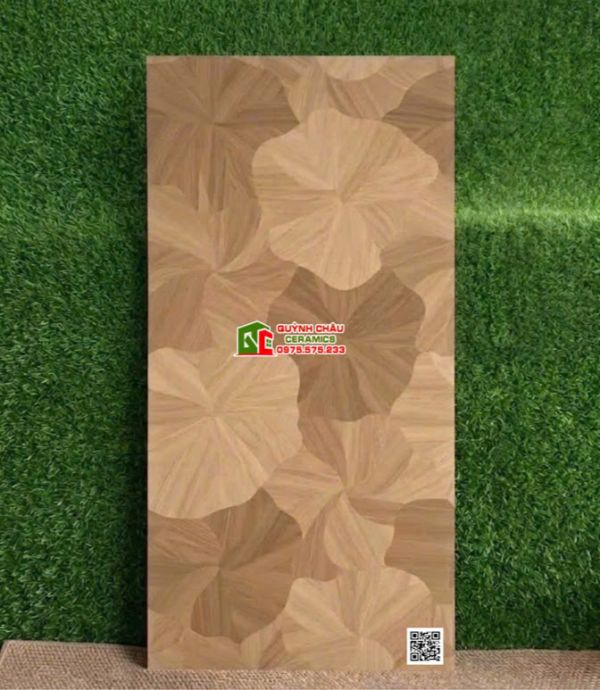 Gạch lá sen vân gỗ lát phòng ngủ 60x120cm