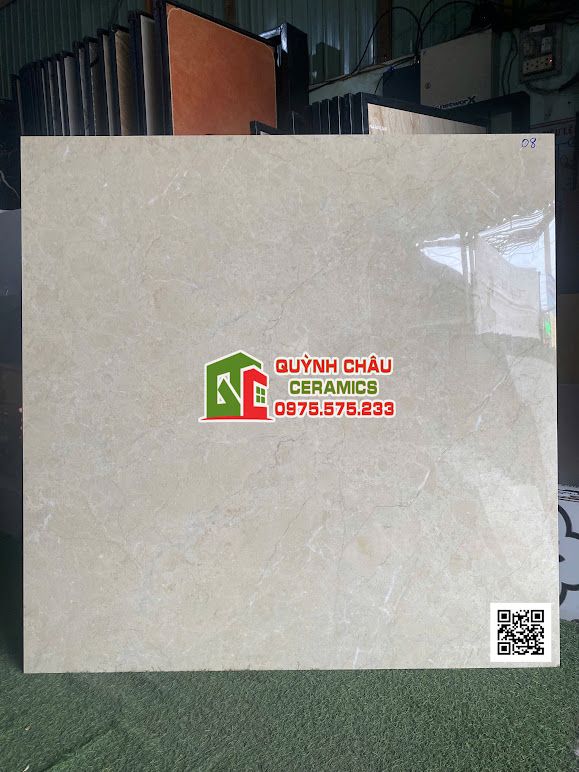 Gạch lát nền 120x120 màu kem vân đá rạn