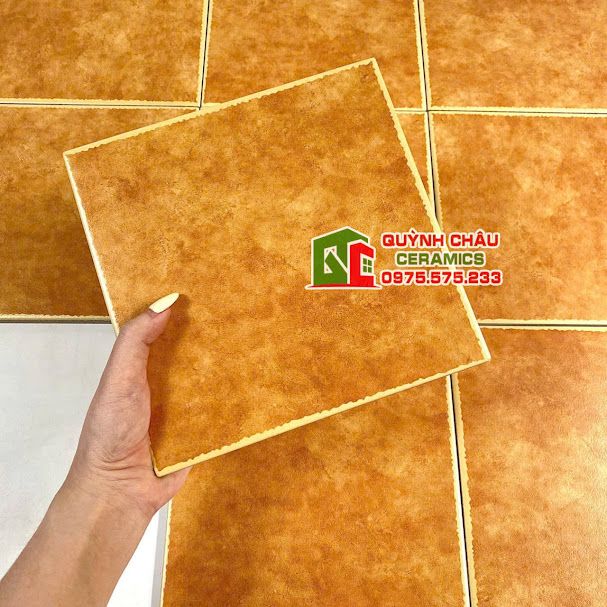 Gạch lát nền 20x20 mờ da bò giả cổ