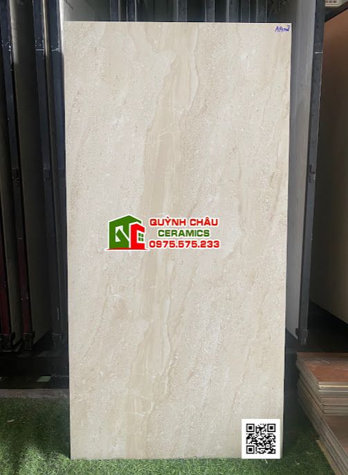  Gạch lát nền 60x120 gam mờ màu kem vân đá marble ấn độ
