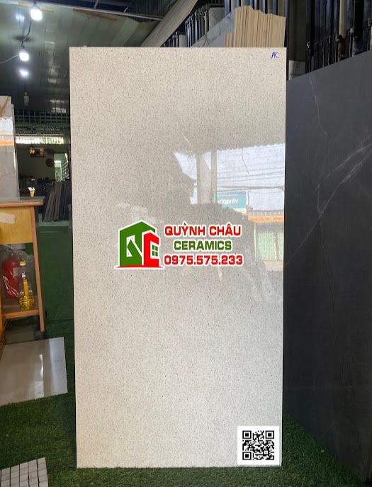 Gạch lát nền ấn độ 60x120 màu xám cát ánh kim sa bóng kiếng
