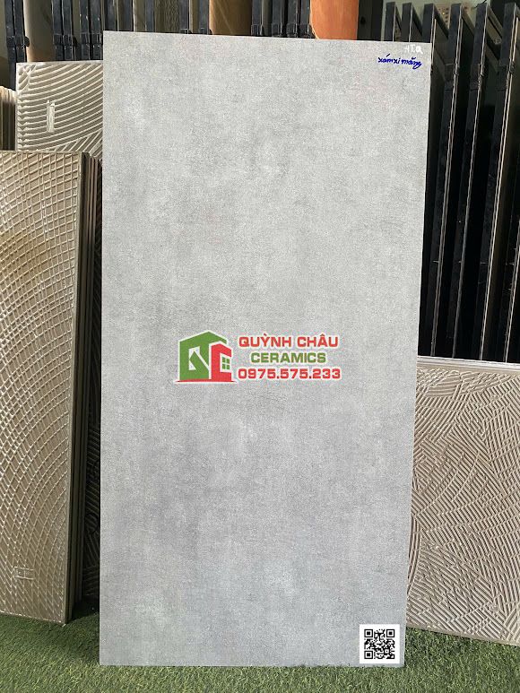 Gạch lát nền CMC 60x120 mờ màu xi măng xám đậm