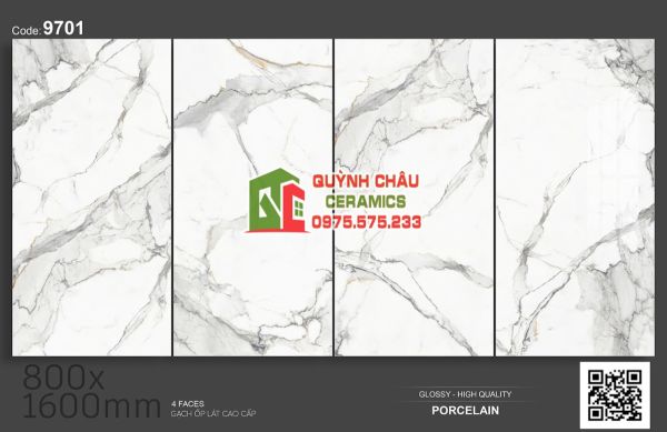 Gạch lát nền tasa 80x160 trắng Marble vệt xám bóng kiếng Gạch lát nền tasa 80x160 trắng Marble vệt xám bóng kiếng