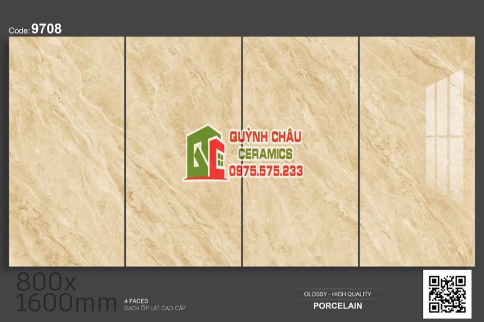 Gạch lát nền tasa 80x160 vàng vân đá bóng kiếng