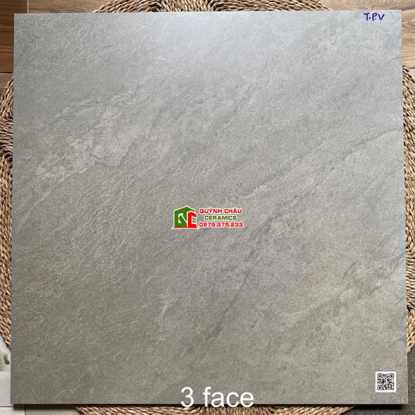 Gạch lát nền Viglacera 80x80 xám mờ vân đá tự nhiên
