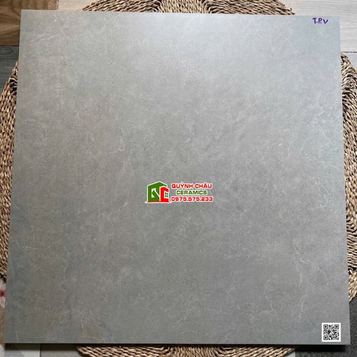 Gạch lát nền Viglacera vân đá mờ xi măng 80x80cm