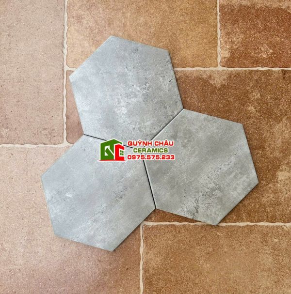 Gạch lục giác màu giả xi măng