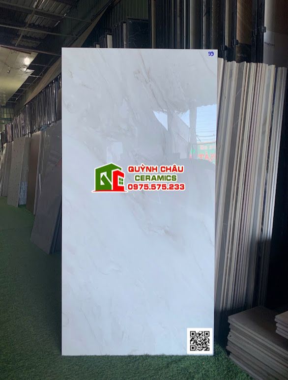 Gạch ốp tường 60x120 kem hồng vân sóng nhẹ