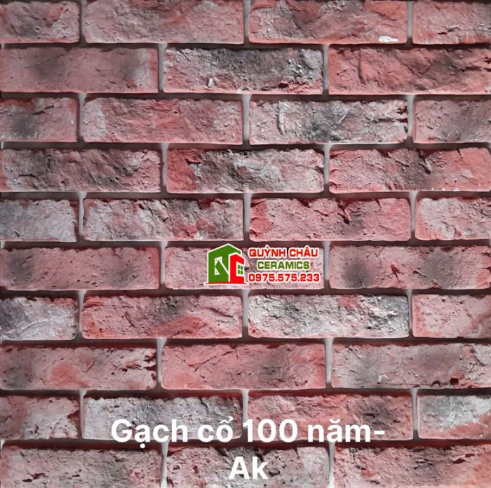 Gạch ốp tường giả cổ bê tông 100 năm