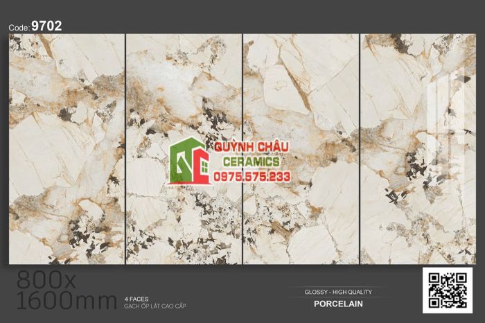 Gạch tasa ốp lát 80x160 vân vàng thớ đá sang trọng