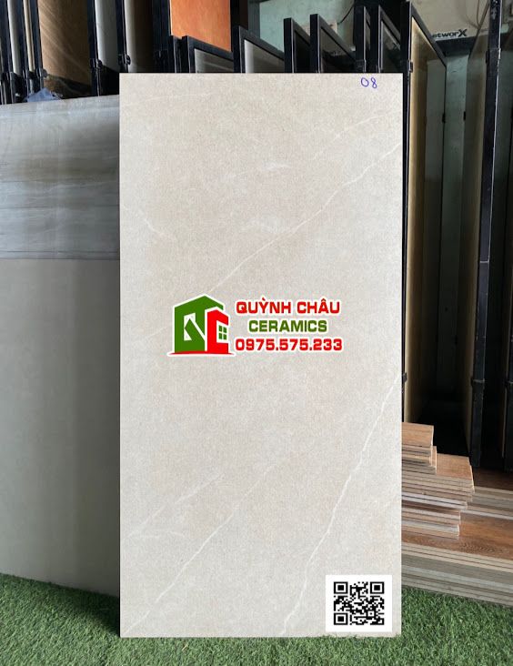 Gạch tây ban nha 60x120 mờ kem vân trắng sang trọng cao cấp