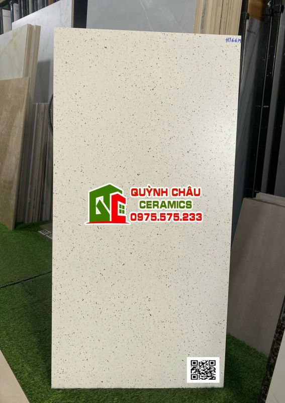 Gạch terrazzo 60x120 ấn độ ivory bề mặt hạt đá ngẫu nhiên