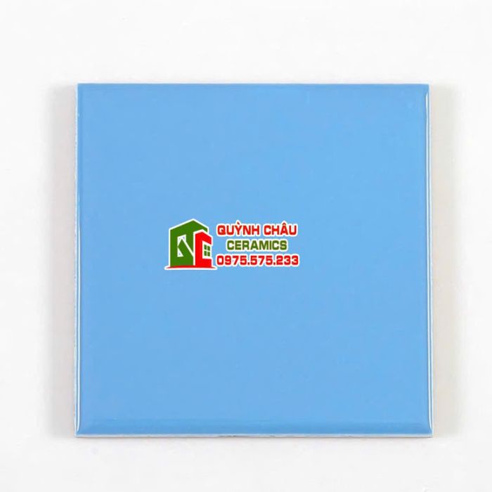 Gạch thẻ 20x20cm màu xanh da trời