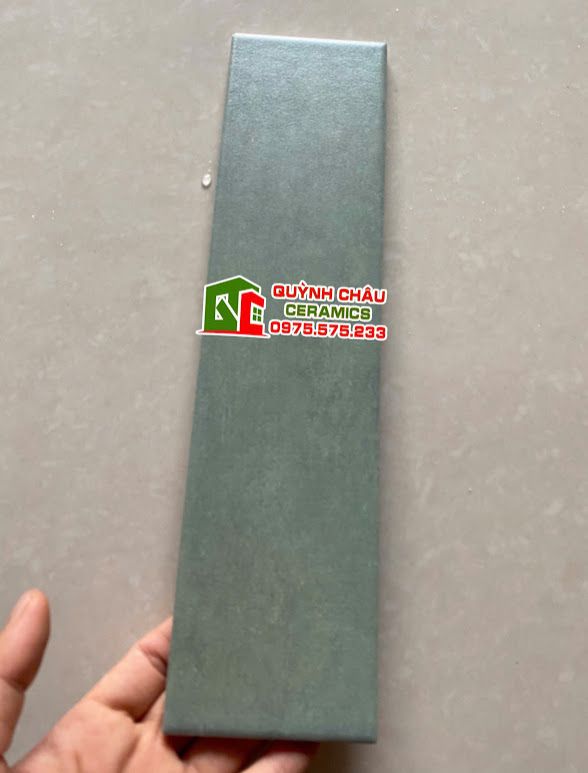 Gạch thẻ xanh 75x300 đá mờ trung quốc