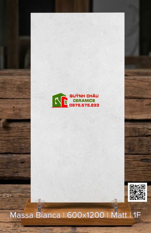 Gạch trắng mờ vân đá mịn 60x120cm ấn độ cao cấp