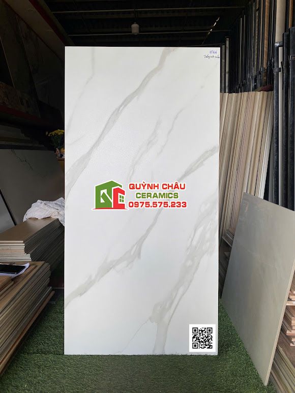 Gạch vân đá 60x120 mờ trắng xám