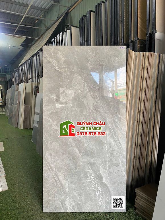 Gạch Vicenza lát nền 60x120 xám vân đá Gạch Vicenza lát nền 60x120 xám vân đá
