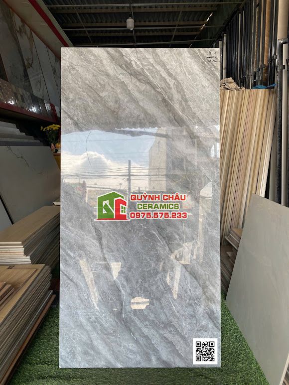 Gạch Vitto 60x120 bóng xám đậm vân đá Gạch Vitto 60x120 bóng xám đậm vân đá