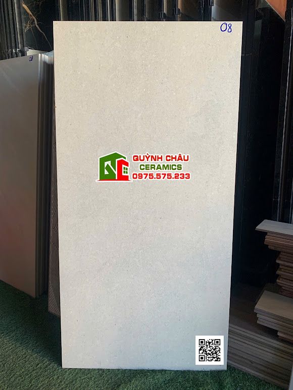 Gạch xương đá full body 60x120 carving mờ xám