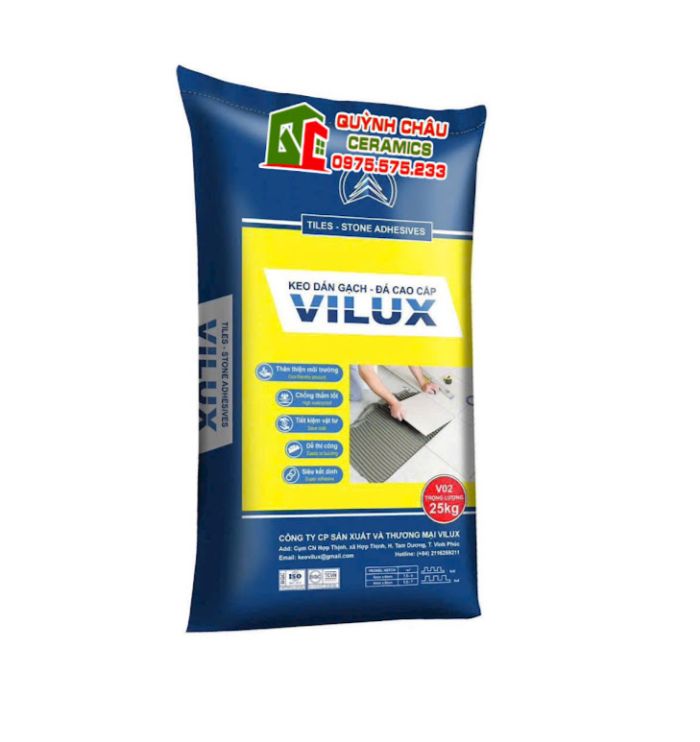Keo dán gạch khổ lớn Vilux
