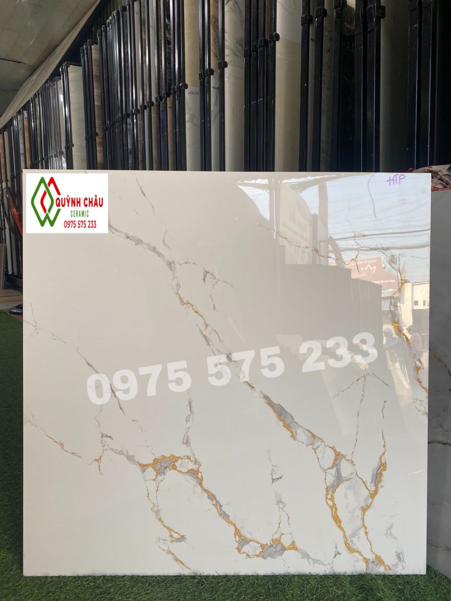 Nơi bán gạch 80x80 prime bóng kính khắc kim