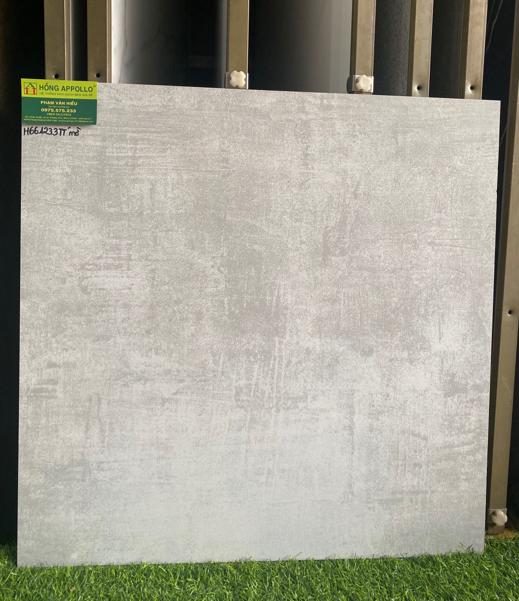 Gạch lát nền ấn độ 60x60 đá mờ màu xi măng