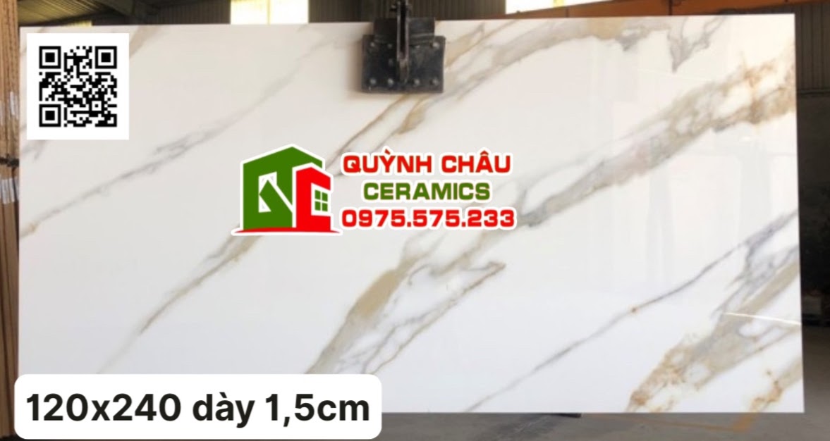 Gạch khổ lớn ốp lát biệt thự 120x240 đẹp nhất