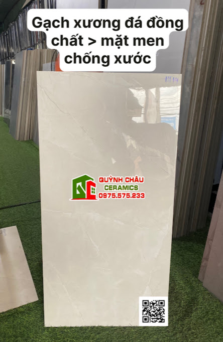 Gạch dán tường 40x80 đá chống xước bóng kiếng