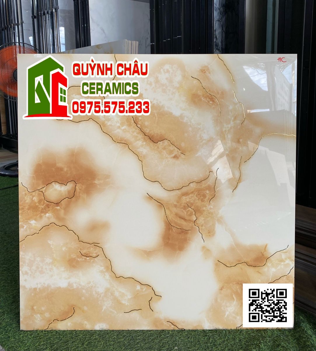 Gạch khắc kim 800x800 bóng kính trung quốc cao cấp