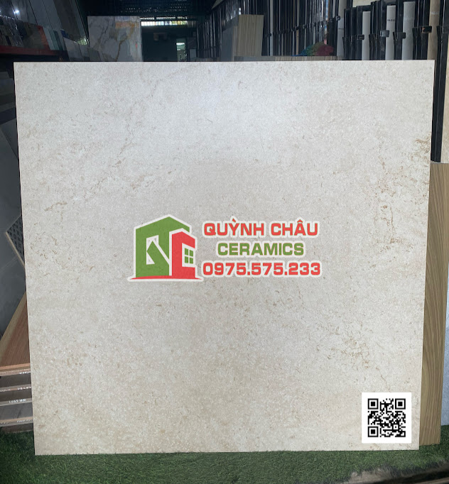 Gạch lát nền 120x120 kem mờ vân đá ấn độ