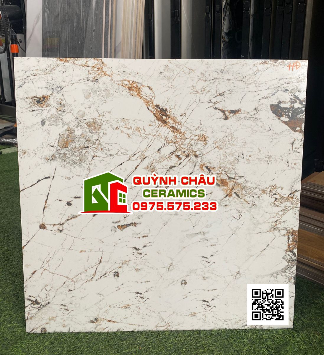 Gạch bóng mờ ấn độ 600x600 lót nền sang trọng 