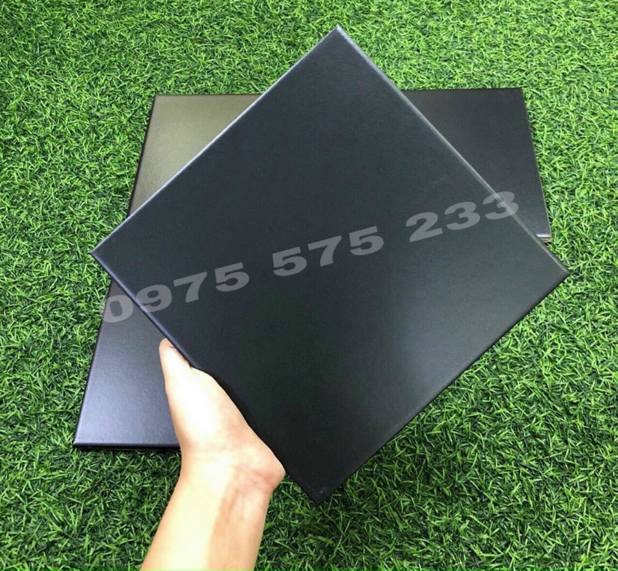 Gạch bông 200x200 màu đen lát nền