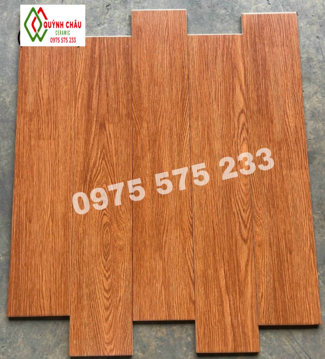 Gạch granite giả gỗ 15x80 mài cạnh