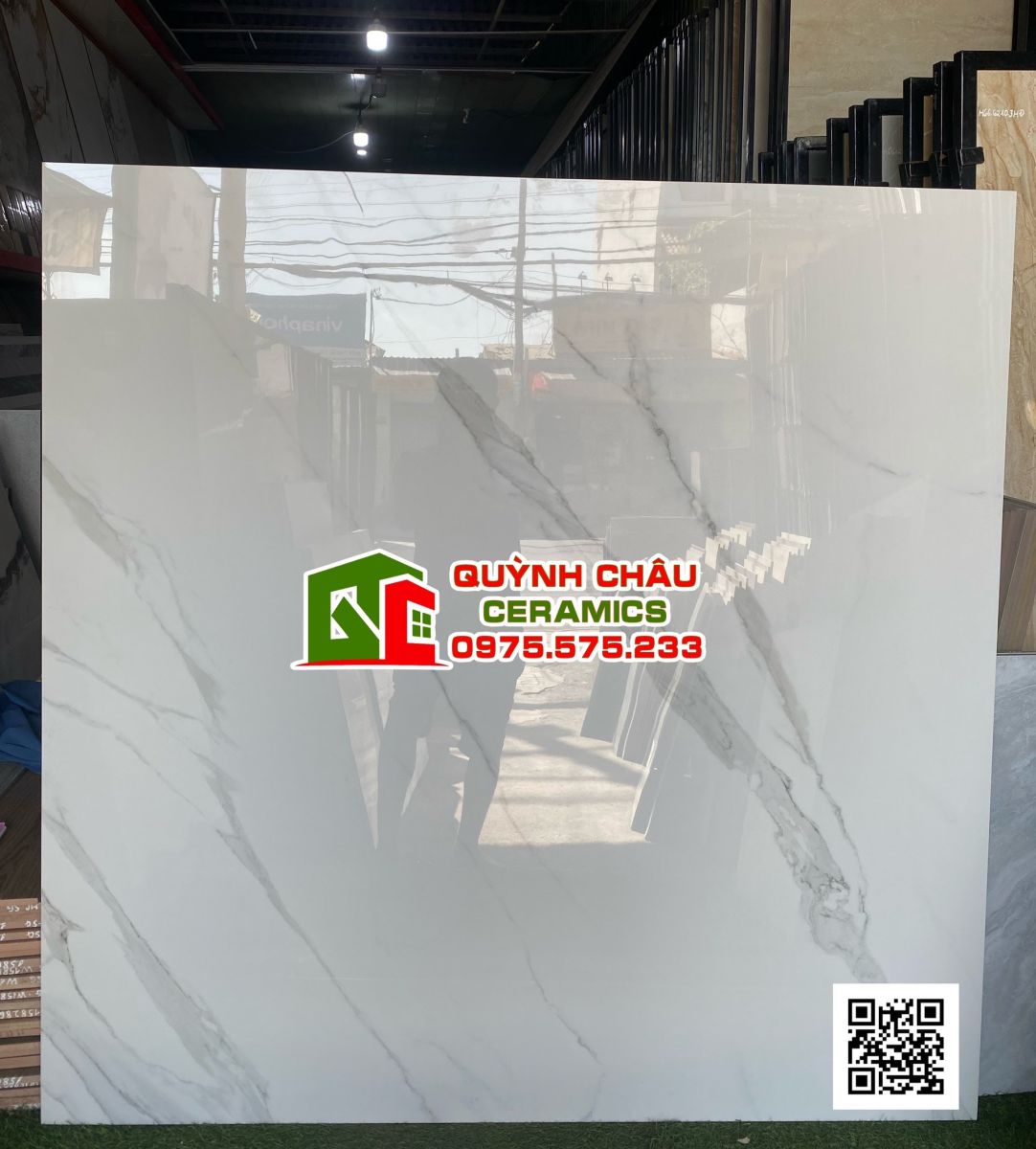 Gạch lót sàn 120x120 bóng kiếng ấn độ cao cấp