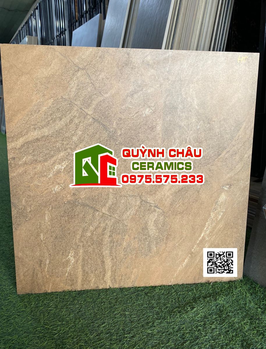 Gạch lát nền đá mờ màu vàng 600x600 ấn độ