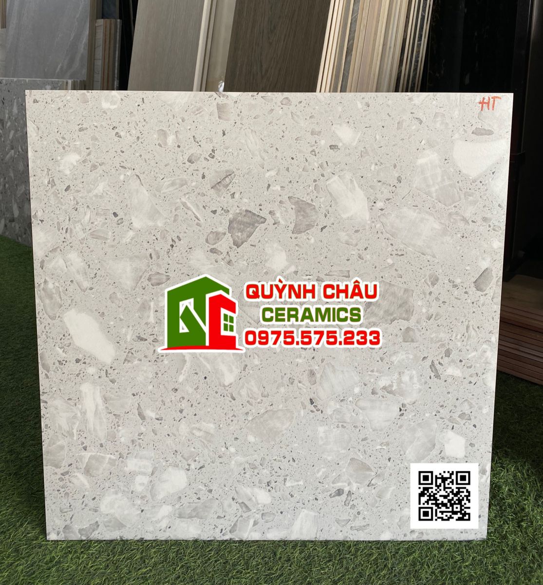 Gạch terrazzo vân đá 600x600 ấn độ