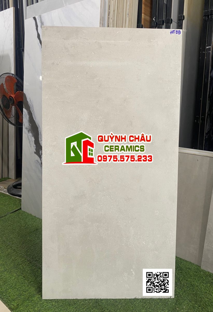 Gạch vân bê tông 60x120 mờ xám trung quốc