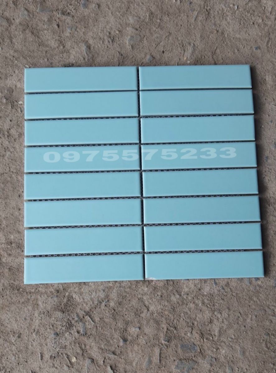 Gạch dán tường mosaic vỉ đũa que giá rẻ