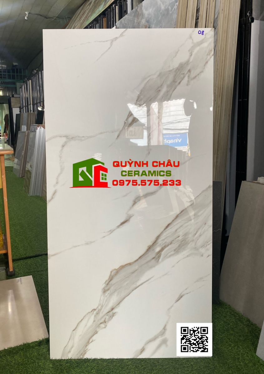 Gạch ốp lát ấn độ 60x120 vân đá high glossy siêu bóng cao cấp