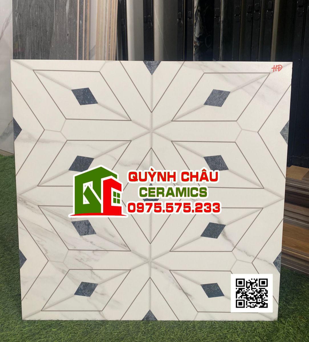 Gạch bóng mờ 600x600 họa văn ốp lát trang trí đẹp
