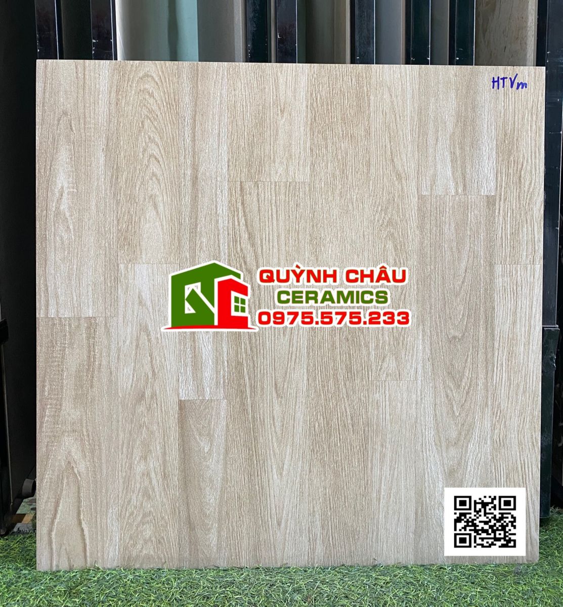 Gạch đá 600x600 men mờ giả gỗ trung đô